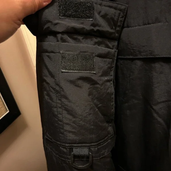 Vintage Men’s Karl Kani Gold Black Winter Coat Sz Med - Picture 4 of 10